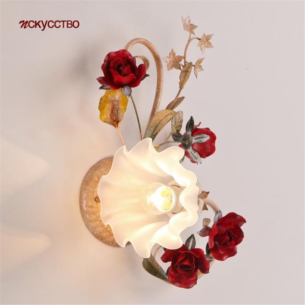 mediterranean cottagecore flower glass led wall lamp for bedroom bedside dining room bar corridor retro country decor light
mediterranean cottagecore flower glass led wall lamp for bedroom bedside dining room bar corridor retro country decor light