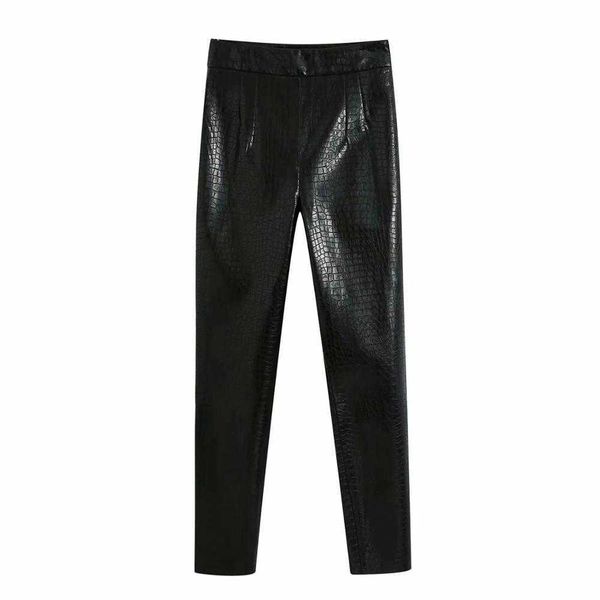 women trousers hight-waist faux leather skinny fit trousers invisible side zip female pants pantalon femme mujer 210709, Black;white
women trousers hight-waist faux leather skinny fit trousers invisible side zip female pants pantalon femme mujer 210709, Black;white