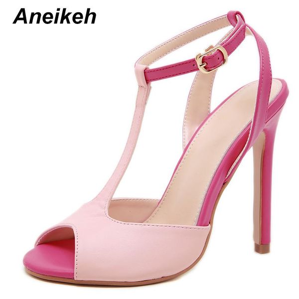 aneikeh 2021 summer shoes woman t-strap high heel ladies party thin heels pumps size 35-42 dress, Black
aneikeh 2021 summer shoes woman t-strap high heel ladies party thin heels pumps size 35-42 dress, Black
