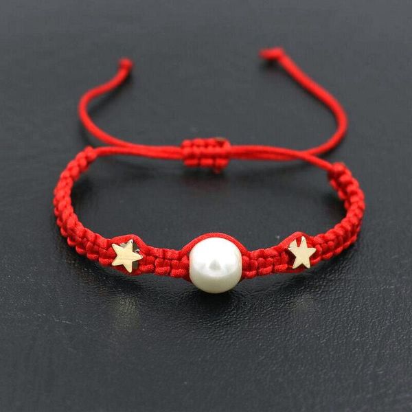 charm bracelets bppccr imitation pearl love heart braid bracelet red rope thread star flower couple wish for women lovers jewelry gift, Golden;silver
charm bracelets bppccr imitation pearl love heart braid bracelet red rope thread star flower couple wish for women lovers jewelry gift, Golden;silver