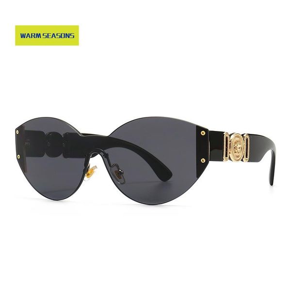 sunglasses 2pceeuropean and american famous modern retro high-end women's ins style all-match fashion, White;black
sunglasses 2pceeuropean and american famous modern retro high-end women's ins style all-match fashion, White;black
