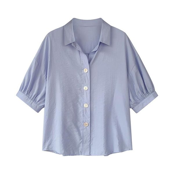 women's blouses & shirts elegant solid lantern sleeve women korean turn-down collar buttons female shirt spring summer fashion office l, White
women's blouses & shirts elegant solid lantern sleeve women korean turn-down collar buttons female shirt spring summer fashion office l, White