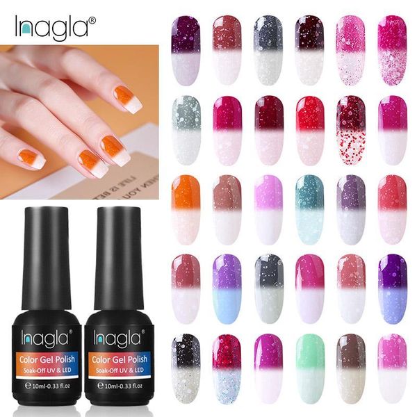 inagla 10ml gel polish snowflake temperature color-changing soak off uv led nail art varnishes vernis semi permanent1, Red;pink
inagla 10ml gel polish snowflake temperature color-changing soak off uv led nail art varnishes vernis semi permanent1, Red;pink