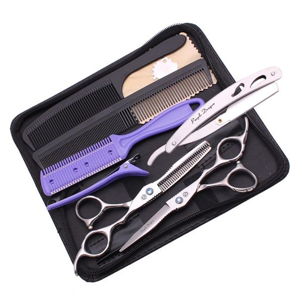hair scissors barber set gold 6" purple dragon japan steel professional hairdressing 1011# cutting kit add bag
hair scissors barber set gold 6" purple dragon japan steel professional hairdressing 1011# cutting kit add bag