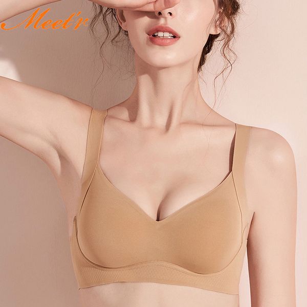 meet'r women wireless bra paded push up lingerie plus size underwear female 5 colors seamless soft bralette intimate, Red;black
meet'r women wireless bra paded push up lingerie plus size underwear female 5 colors seamless soft bralette intimate, Red;black