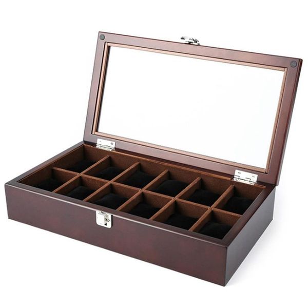 watch boxes & cases wood display box organizer black wooden case fashion storage packing gift jewelry, Black;blue
watch boxes & cases wood display box organizer black wooden case fashion storage packing gift jewelry, Black;blue