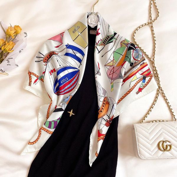 scarves 2021 winter real women fashion pashmina hijab twill silk women's oil painting printing shawl sunscreen bandana 90cm, Blue;gray
scarves 2021 winter real women fashion pashmina hijab twill silk women's oil painting printing shawl sunscreen bandana 90cm, Blue;gray