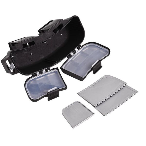 fishing gear belt box reels baits spoons storage hooks bag accessories