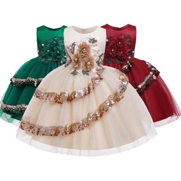 girl's dresses 2021 summer girl dress flower for girls wedding princess toddle evening birthday party dance, Red;yellow
girl's dresses 2021 summer girl dress flower for girls wedding princess toddle evening birthday party dance, Red;yellow