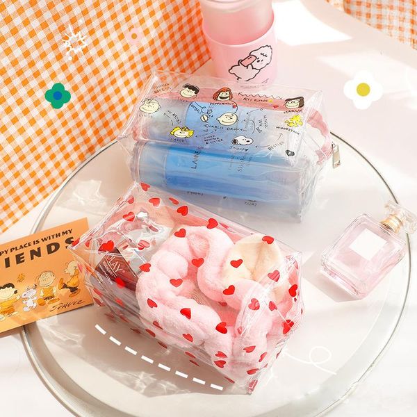 storage bags large capacity transparent make up bag pencil anime plastic case cosmetic kawaii
storage bags large capacity transparent make up bag pencil anime plastic case cosmetic kawaii