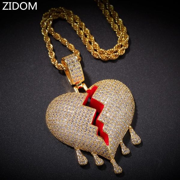pendant necklaces 2021 style men hip hop broke heart pave setting zircon charm pendants necklace hiphop jewelry gifts, Silver
pendant necklaces 2021 style men hip hop broke heart pave setting zircon charm pendants necklace hiphop jewelry gifts, Silver