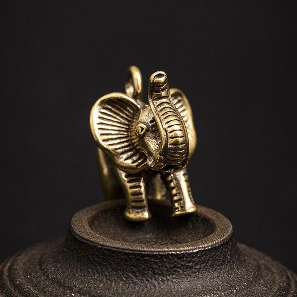 decorative objects & figurines retro cute elephant pure copper brass solid keychain chain pendant crafts home office table decor
decorative objects & figurines retro cute elephant pure copper brass solid keychain chain pendant crafts home office table decor