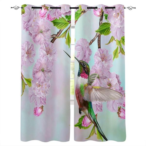 spring cherry blossom hummingbird blackout curtains home decor living room window children's bedroom curtain & drapes
spring cherry blossom hummingbird blackout curtains home decor living room window children's bedroom curtain & drapes