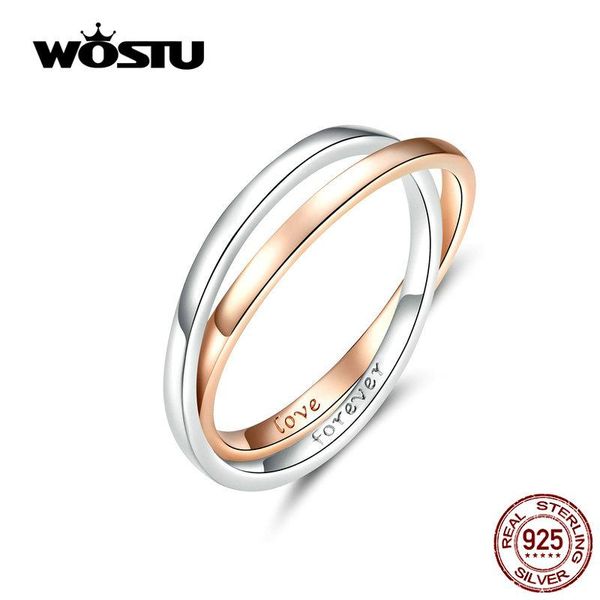 wedding rings wostu 2021 design double fashion 100% real sterling silver love forever making gift for lover ctr053, Slivery;golden
wedding rings wostu 2021 design double fashion 100% real sterling silver love forever making gift for lover ctr053, Slivery;golden