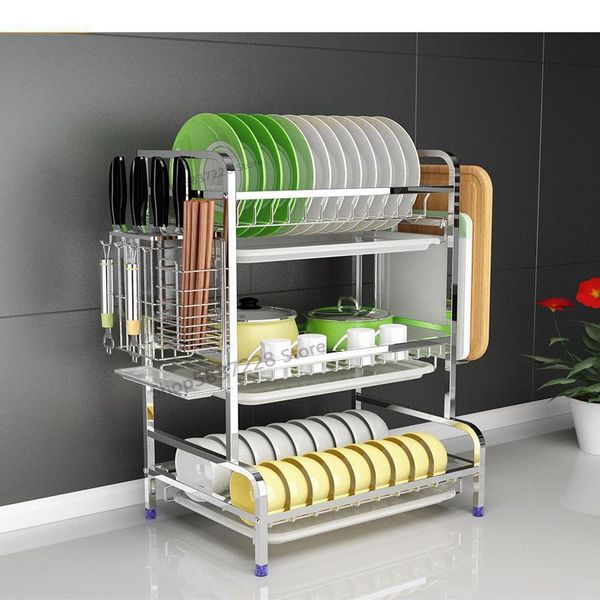 kitchen storage & organization 304 stainless steel dish rack drainage hanging tableware chopsticks dishes cupboard box
kitchen storage & organization 304 stainless steel dish rack drainage hanging tableware chopsticks dishes cupboard box