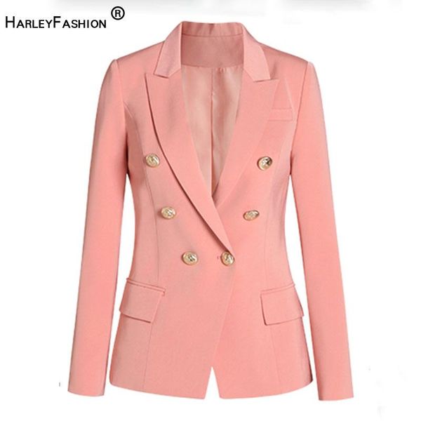 women slim temperament luxurious designer suit jacket metal lion buttons age reduciton blazer formal wear pink women's suits & blazers, White;black
women slim temperament luxurious designer suit jacket metal lion buttons age reduciton blazer formal wear pink women's suits & blazers, White;black