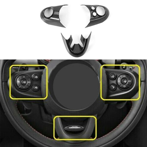 steering wheel covers 3pcs car decor frame cover trim for mini cooper f55 f56 carbon fiber interior accessories
steering wheel covers 3pcs car decor frame cover trim for mini cooper f55 f56 carbon fiber interior accessories