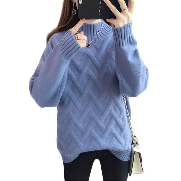 women's sweaters sweater women blue yellow green loose 2021 autumn winter korean casual long sleeve bottoming knitted feminina jd824, White;black
women's sweaters sweater women blue yellow green loose 2021 autumn winter korean casual long sleeve bottoming knitted feminina jd824, White;black