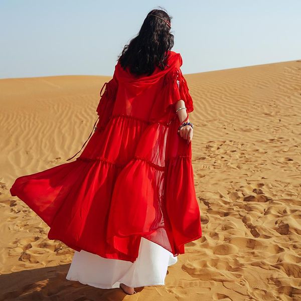 women's blouses & shirts 2021 spring summer women chiffon shirt long cut cardigan design with hood light holiday beach blouse, White
women's blouses & shirts 2021 spring summer women chiffon shirt long cut cardigan design with hood light holiday beach blouse, White