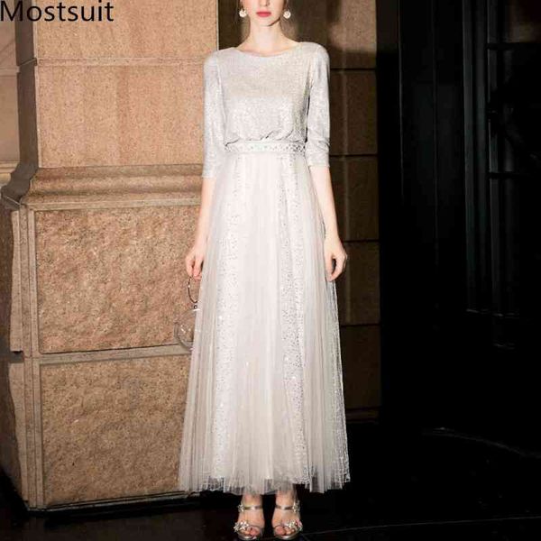 spring party evening long maxi dress women 3/4 sleeve o-neck hollow fashion elegant female dresses vestidos 210518, Black;gray
spring party evening long maxi dress women 3/4 sleeve o-neck hollow fashion elegant female dresses vestidos 210518, Black;gray