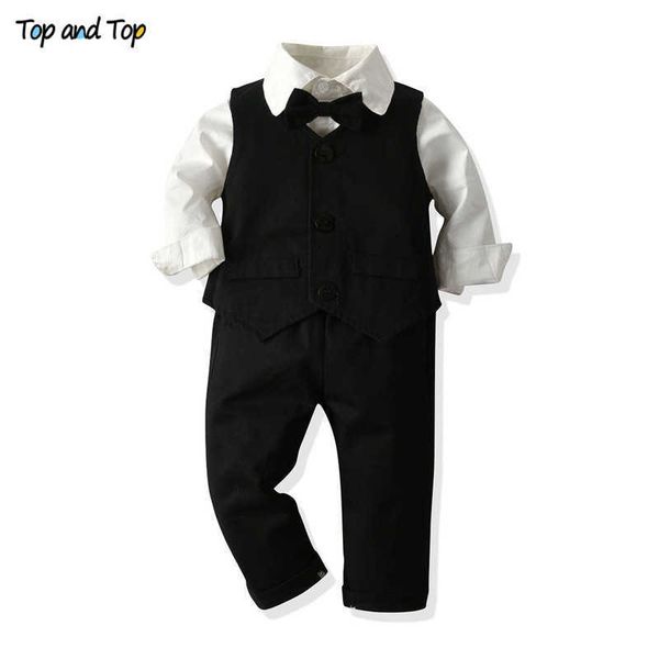 and autumn&winter baby boys gentleman clothes sets newborn long sleeve white romper vest+trousers infant boys outfit g1023
and autumn&winter baby boys gentleman clothes sets newborn long sleeve white romper vest+trousers infant boys outfit g1023