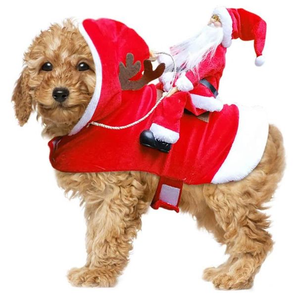 cat costumes christmas dog santa claus cosplay costume big puppy doll pet clothes for riding clothing set s-xl
cat costumes christmas dog santa claus cosplay costume big puppy doll pet clothes for riding clothing set s-xl