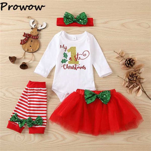 prowow my first christmas baby girl clothes set red bodysuit+princess skirts 4pcs year costume outfit 211018, White
prowow my first christmas baby girl clothes set red bodysuit+princess skirts 4pcs year costume outfit 211018, White