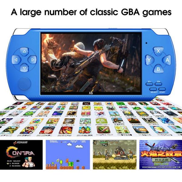 portable handheld 64 bit 4.3 inch solid color kids player built-in 10000+games 8g memory with camera x6 controllers & joy game joysticks
portable handheld 64 bit 4.3 inch solid color kids player built-in 10000+games 8g memory with camera x6 controllers & joy game joysticks
