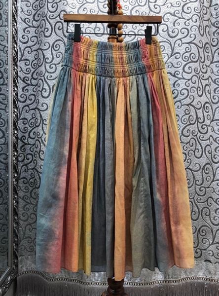 skirt skirts 100%cotton 2021 spring summer style women sweet raiow color print elastic waist mid-calf length a-line basic skirts xl, Black
skirt skirts 100%cotton 2021 spring summer style women sweet raiow color print elastic waist mid-calf length a-line basic skirts xl, Black