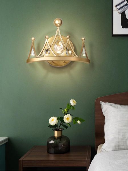 wall lamps nordic crown crystal lamp children's room bedroom bedside interior design living bathroom corridor mirror light
wall lamps nordic crown crystal lamp children's room bedroom bedside interior design living bathroom corridor mirror light