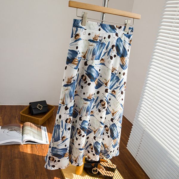 casual dresses high waist a-line floral print chiffon skirts spring summer elegant women dress chic long utrd, Black;gray
casual dresses high waist a-line floral print chiffon skirts spring summer elegant women dress chic long utrd, Black;gray