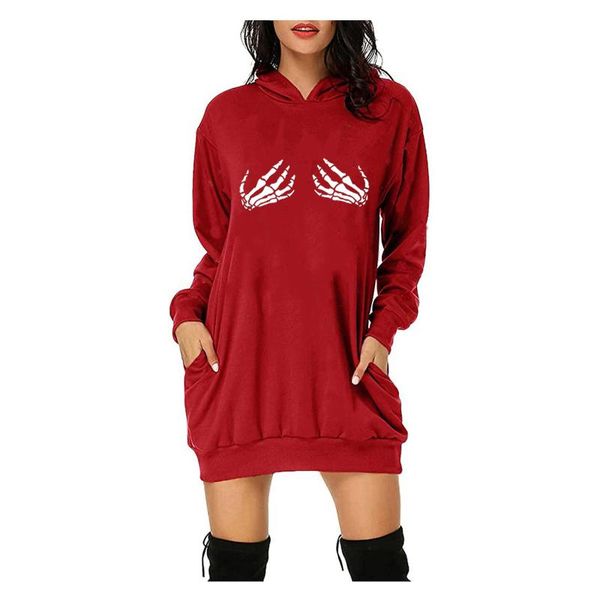 casual dresses women's hallowee long sleeve winter hooded skeleton hand print soft medium sweatshirt black mini dress festival clothing, Black;gray
casual dresses women's hallowee long sleeve winter hooded skeleton hand print soft medium sweatshirt black mini dress festival clothing, Black;gray