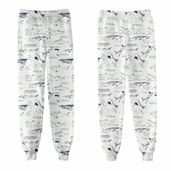 men's pants fashion white fish print cargo men women sport joggers casual streetwear hip hop trousers, Black
men's pants fashion white fish print cargo men women sport joggers casual streetwear hip hop trousers, Black