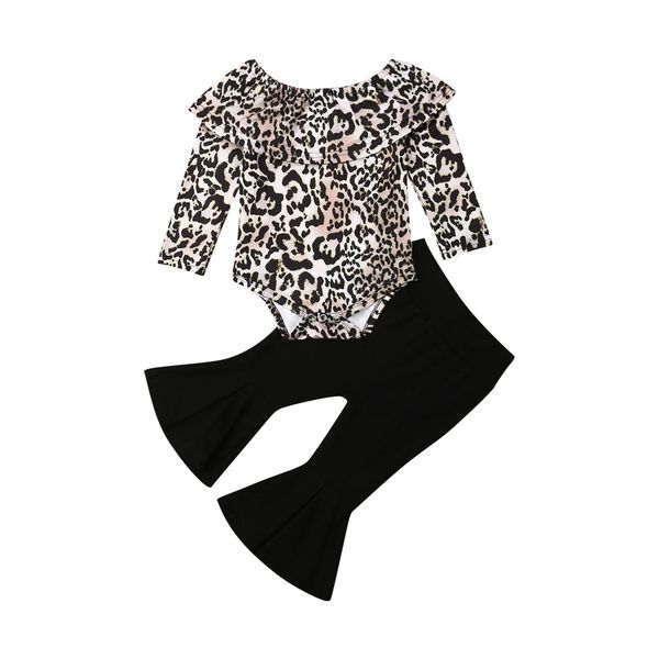 2pcs toddler baby girl autumn clothes sets long sleeve leopard romper +long pants outfits, White
2pcs toddler baby girl autumn clothes sets long sleeve leopard romper +long pants outfits, White
