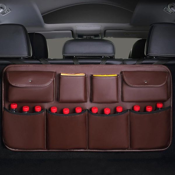 car organizer leather rear seat back storage bag multi-use trunk auto stowing tidying interior accessories
car organizer leather rear seat back storage bag multi-use trunk auto stowing tidying interior accessories