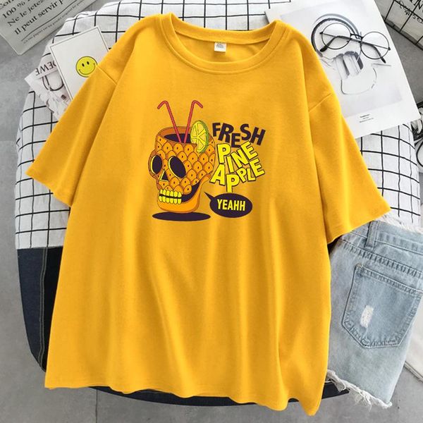 fresh pine apple creativity design women t-shirt hip hop style t shirts harajuku fashion soft breathable loose clothes women's, White
fresh pine apple creativity design women t-shirt hip hop style t shirts harajuku fashion soft breathable loose clothes women's, White