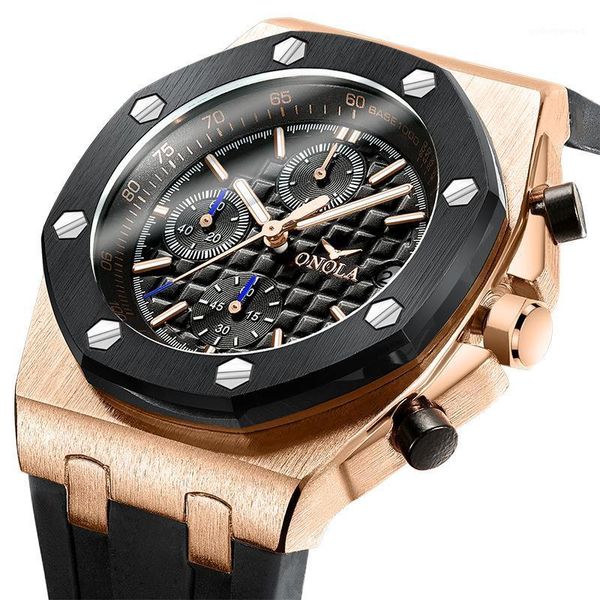 wristwatches chronograph sport watches black stainless steel waterproof multi function auto date business casual male gift men wristwatch, Slivery;brown
wristwatches chronograph sport watches black stainless steel waterproof multi function auto date business casual male gift men wristwatch, Slivery;brown