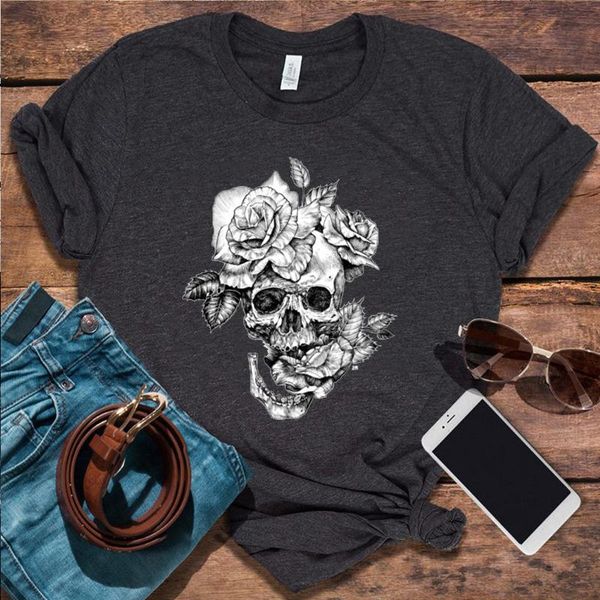 women's t-shirt halloween horror movie tee for girls skull roses clothing women aesthetic tshirts harajuku shirt l, White
women's t-shirt halloween horror movie tee for girls skull roses clothing women aesthetic tshirts harajuku shirt l, White