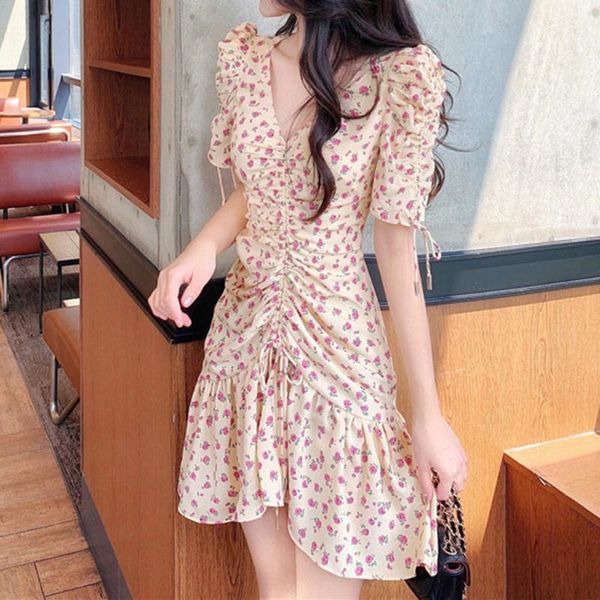 party dresses fashion women summer v neck short sleeve floral printing dress 2021 casual ladies lace-up sheath drop, White;black
party dresses fashion women summer v neck short sleeve floral printing dress 2021 casual ladies lace-up sheath drop, White;black