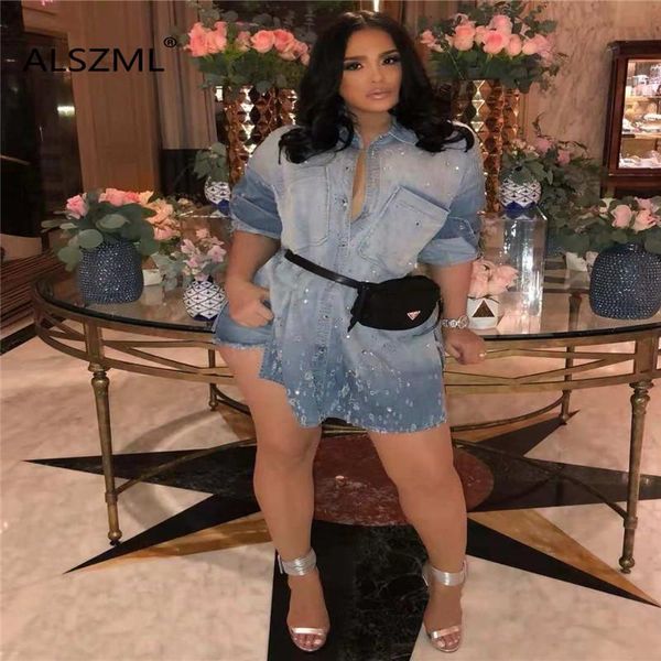 casual dresses 2021 special design blue gradient lapel single breasted long sleeve women dress lady fashion mini, Black;gray 
casual dresses 2021 special design blue gradient lapel single breasted long sleeve women dress lady fashion mini, Black;gray