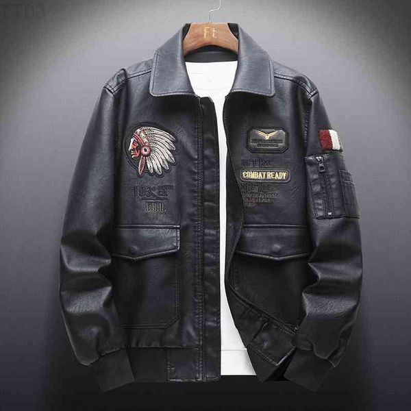 autumn men 's retro leather jackets embroidery outwear casual motorcycle pu jacket biker windbreaker multi-pockets, Black
autumn men 's retro leather jackets embroidery outwear casual motorcycle pu jacket biker windbreaker multi-pockets, Black