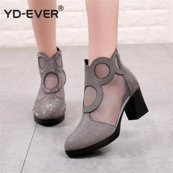 dress shoes women sandals genuine leather ankle boots mesh summer zapatos chaussures femme square high heel, Black
dress shoes women sandals genuine leather ankle boots mesh summer zapatos chaussures femme square high heel, Black