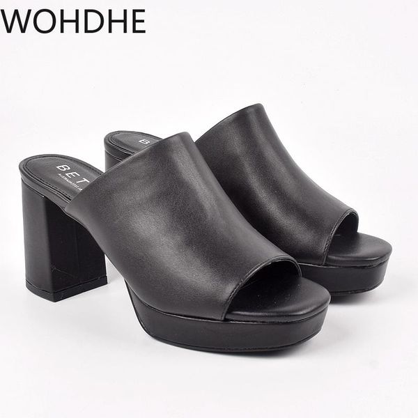fashion square head 10.5cm high heel sandals women waterproof platform fish mouth slippers 2021 summer big size 40 41, Black
fashion square head 10.5cm high heel sandals women waterproof platform fish mouth slippers 2021 summer big size 40 41, Black