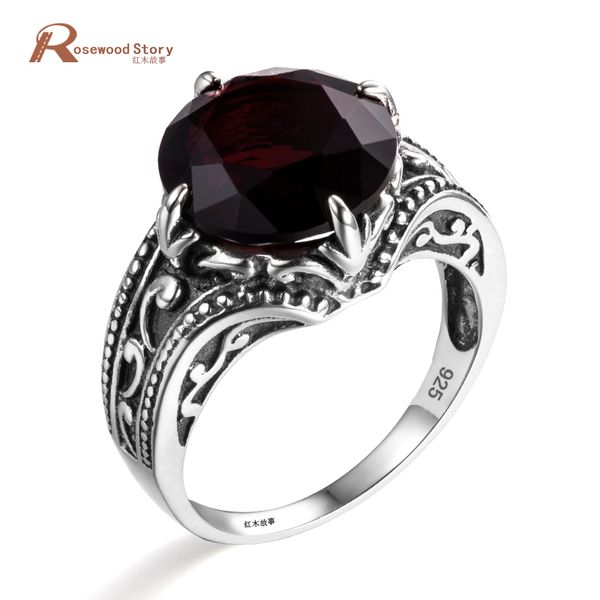 fashion women 925 sterling silver cocktail ring garnet cz crystal jewelry luxury vintage promise engagement ring for women party, Black
fashion women 925 sterling silver cocktail ring garnet cz crystal jewelry luxury vintage promise engagement ring for women party, Black