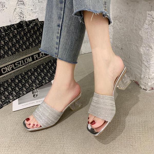slippers clear heels women transparent heel sandals summer outdoor shiny open toe high party shoes 2021, Black
slippers clear heels women transparent heel sandals summer outdoor shiny open toe high party shoes 2021, Black