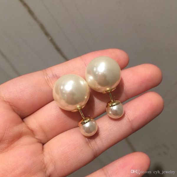 korean d family new 925 silver needle natural double-sided pearl simple versatile temperament size front and back earrings female, Golden
korean d family new 925 silver needle natural double-sided pearl simple versatile temperament size front and back earrings female, Golden