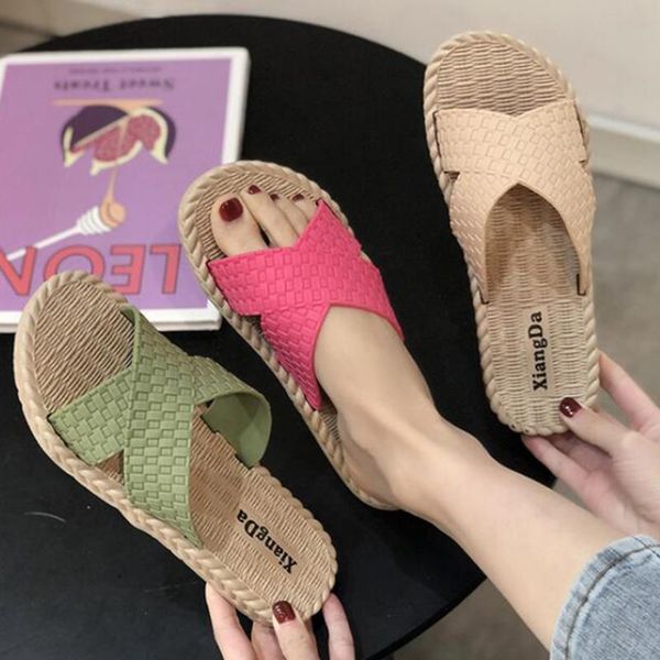 slippers summer women beach comfortable flip flop female non-slip slides ladies cross home casual shoes sandals xx170, Black
slippers summer women beach comfortable flip flop female non-slip slides ladies cross home casual shoes sandals xx170, Black