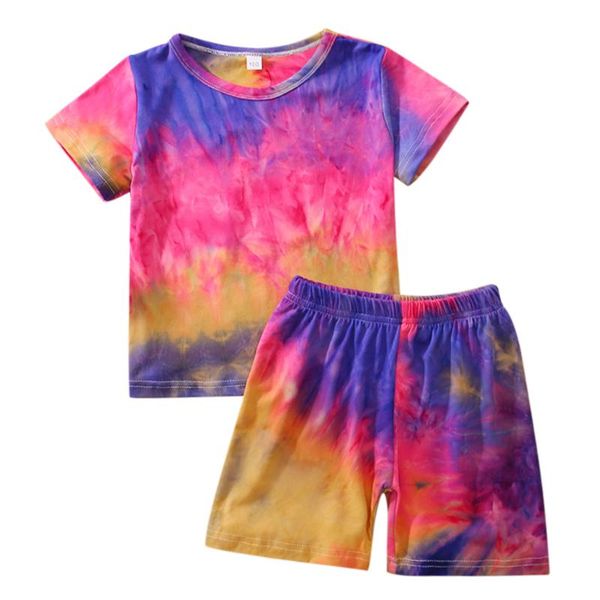 tie-dyed kids clothes girls sets summer for born infant baby short sleeves +tie-dyed shorts outfit vetement fille clothing, White
tie-dyed kids clothes girls sets summer for born infant baby short sleeves +tie-dyed shorts outfit vetement fille clothing, White