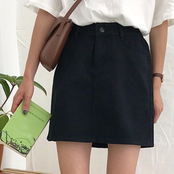 skirts high waist jean skirt summer pink denim women vintage slim pocket elegant black elastic jeans
skirts high waist jean skirt summer pink denim women vintage slim pocket elegant black elastic jeans