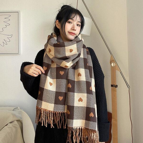 scarves shawls and for women autumn winter plaid scarf korean fashion wild thick go out tourism warm wraps two-sided foulard, Blue;gray
scarves shawls and for women autumn winter plaid scarf korean fashion wild thick go out tourism warm wraps two-sided foulard, Blue;gray
